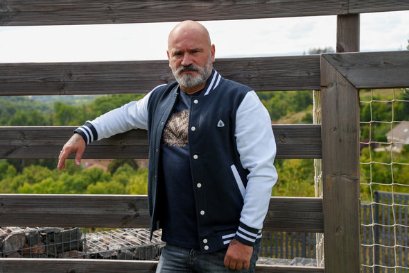 Veste old school marine homme