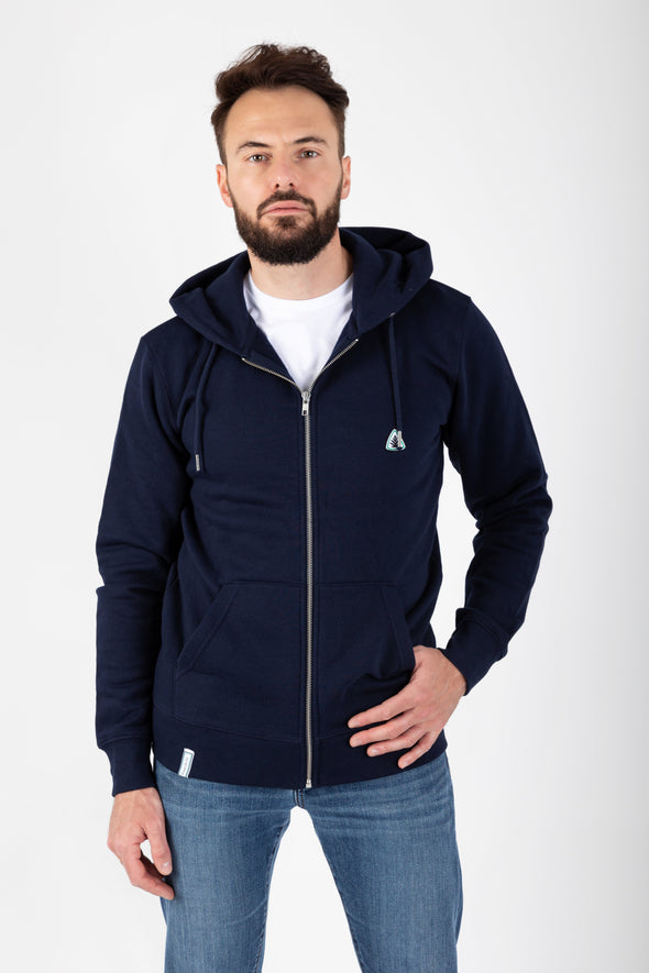 Veste Zippée Homme Marine