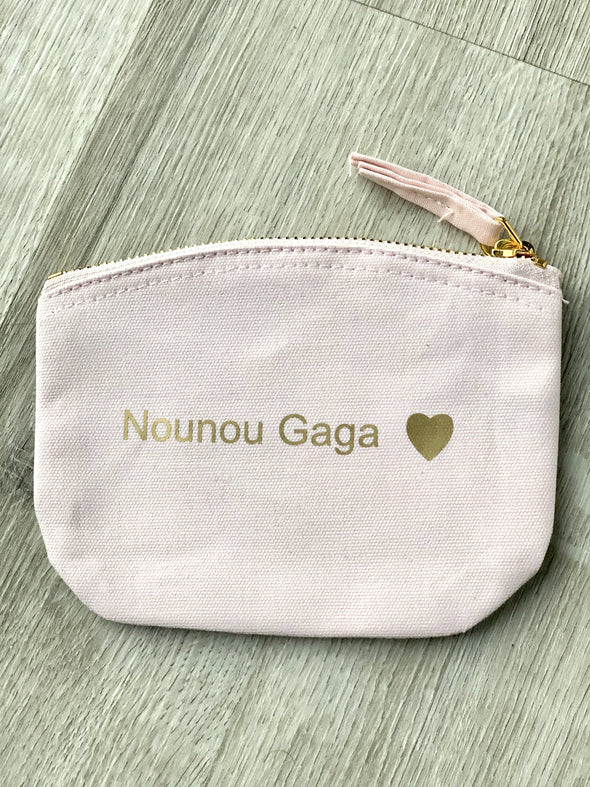 Promo Porte-monnaie Rose "Nounou Gaga"