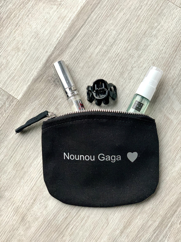 Promo Porte-monnaie Noir "Nounou Gaga"